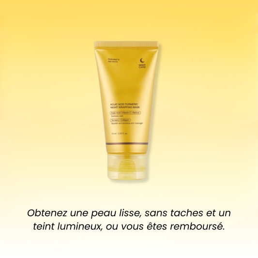 Masque de nuit au Curcuma & Acide Kojique