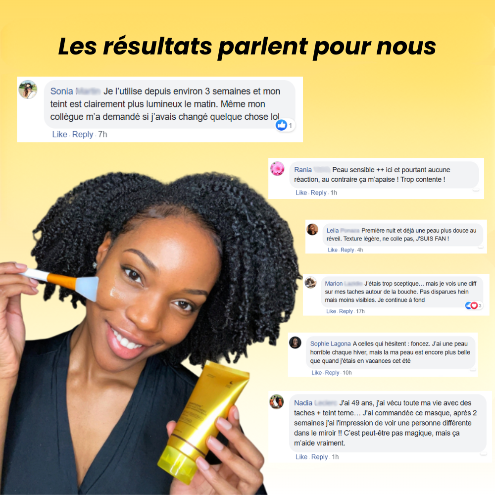 Masque de nuit au Curcuma & Acide Kojique