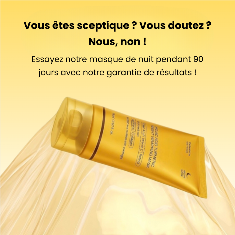 Masque de nuit au Curcuma & Acide Kojique